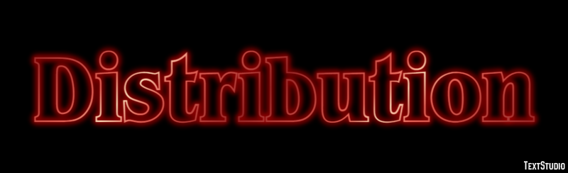 Distribution Text Effect