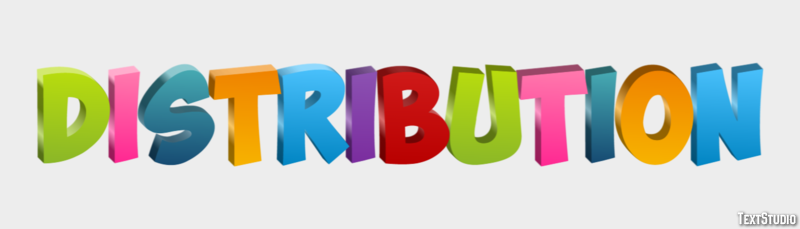 Distribution Text Effect