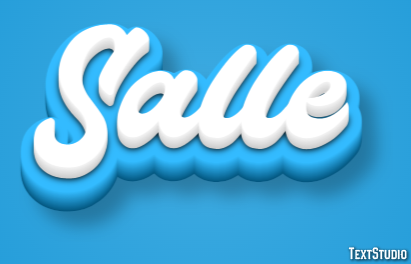 Salle Эффект текста