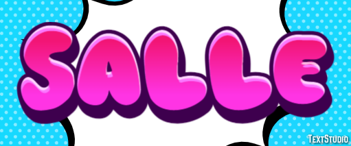 Salle Эффект текста