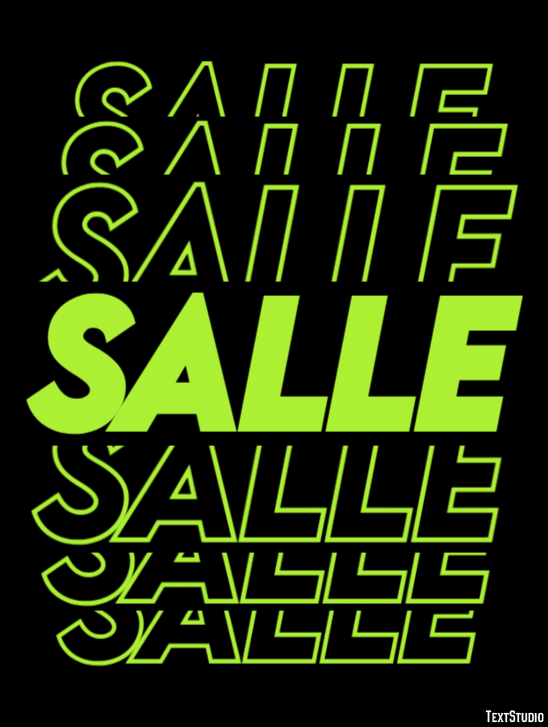 Salle Эффект текста