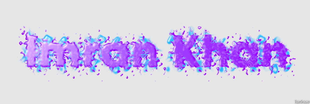 Imran Khan Text effect