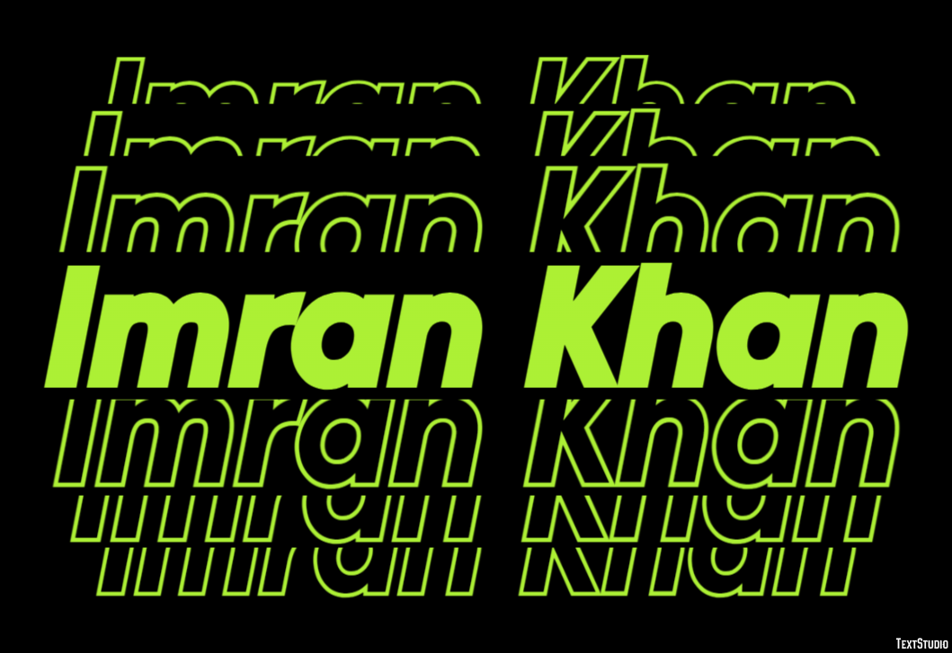 Imran Khan Efecto de Texto