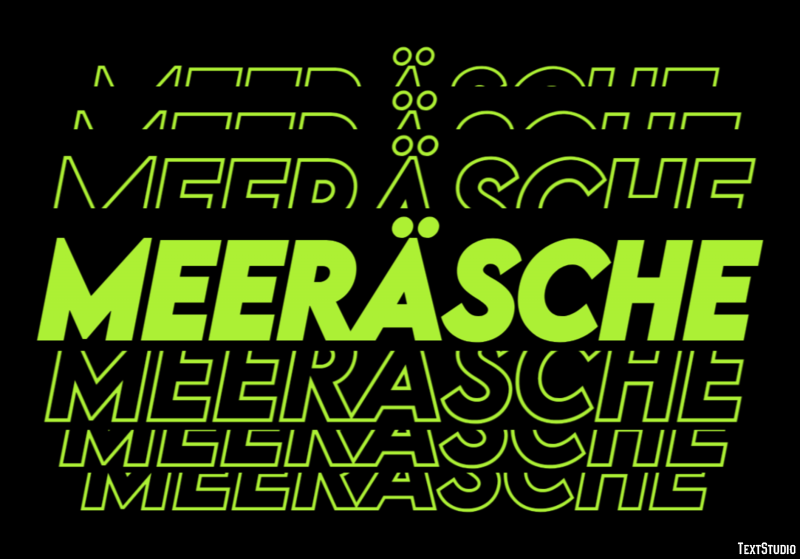 Meeräsche Effetto testo