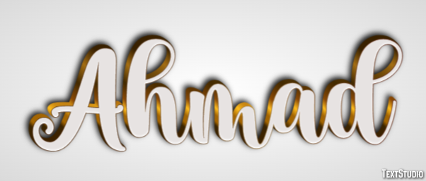 Ahmad Эффект текста