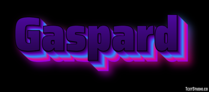 Gaspard Text effect