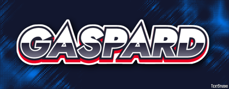 Gaspard Text effect