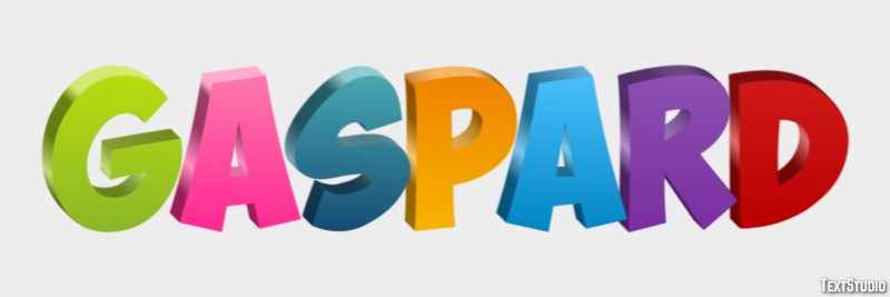 Gaspard Text effect