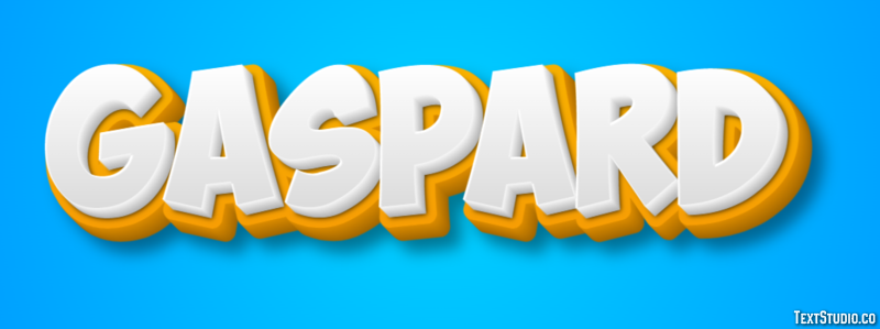 Gaspard Text effect