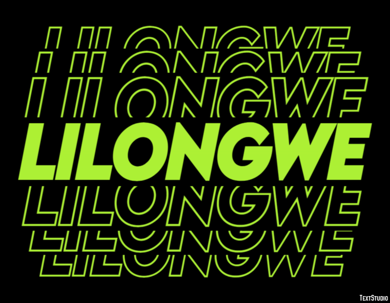 Lilongwe Texteffekt