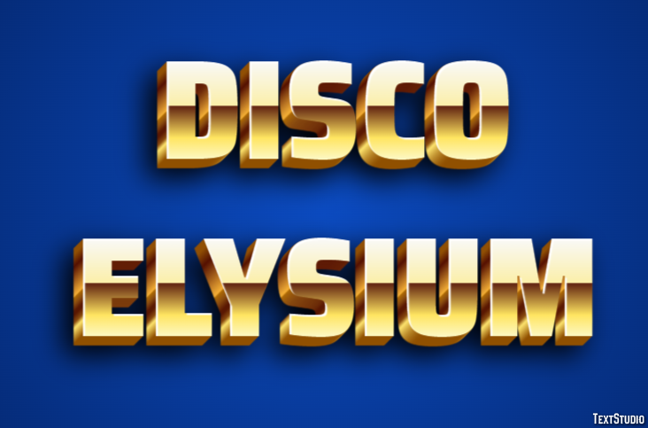 Disco Elysium Effetto testo