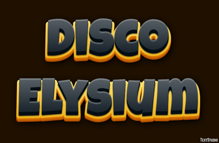 Disco Elysium Effetto testo