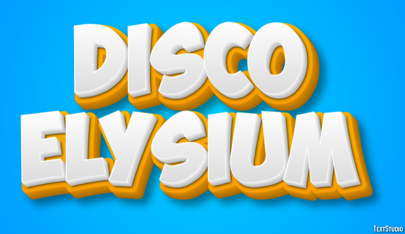 Disco Elysium Efecto de Texto
