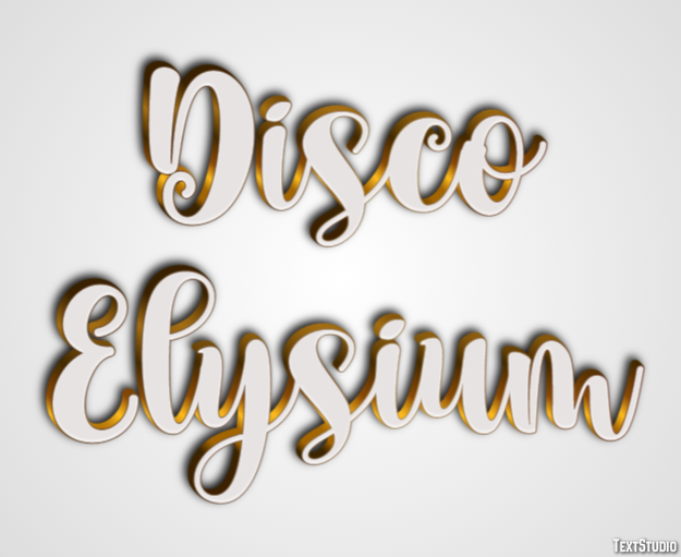 Disco Elysium Effetto testo