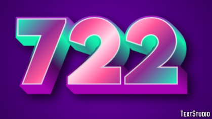 722 Text Effect