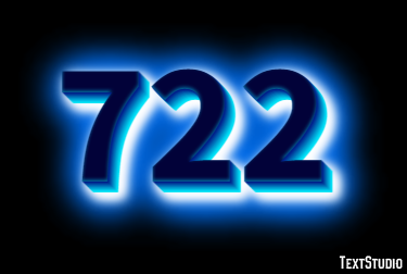 722 Text Effect