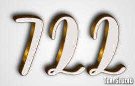 722 Text Effect