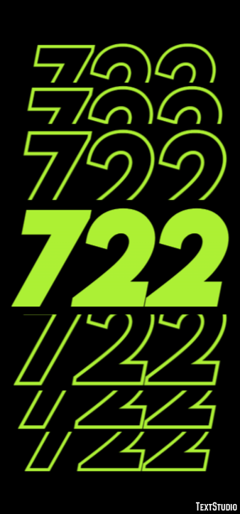722 Text Effect