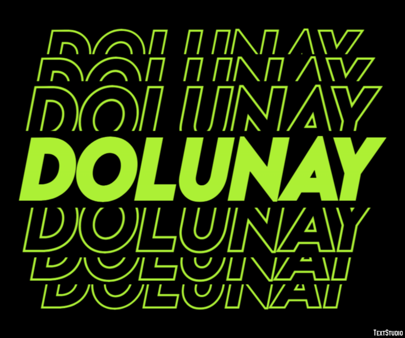Dolunay Efecto de Texto