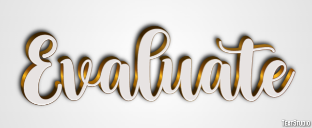 Evaluate Efecto de Texto