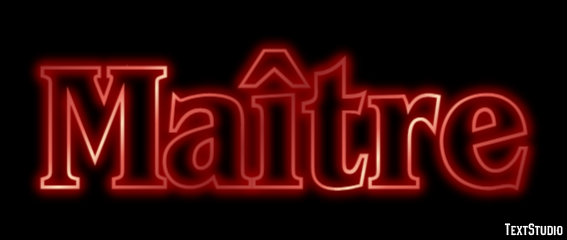 Maître Effet de texte