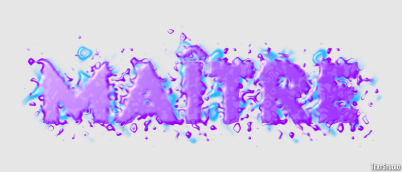 Maître Effet de texte