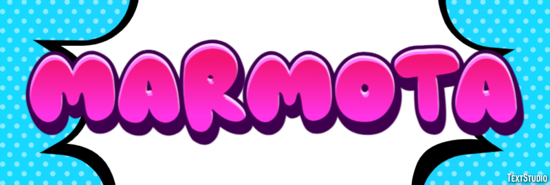 Marmota Efecto de Texto