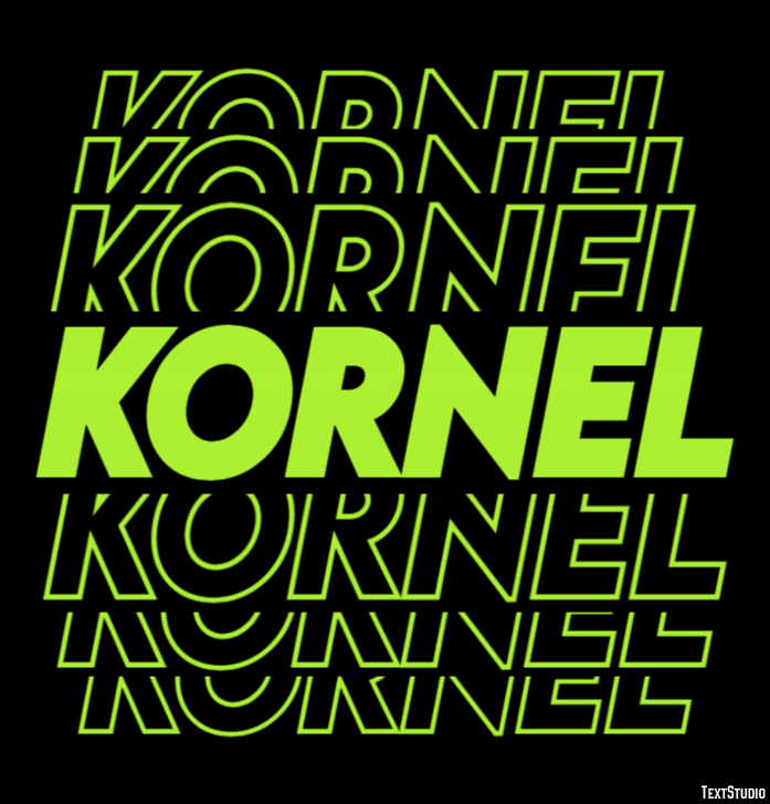Kornel Efekt tekstowy