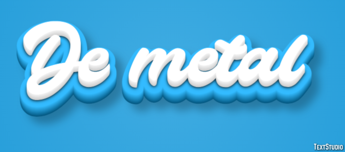 De metal Text Effect