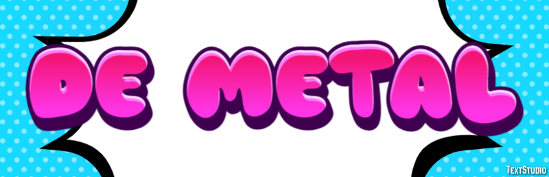 De metal Text effect