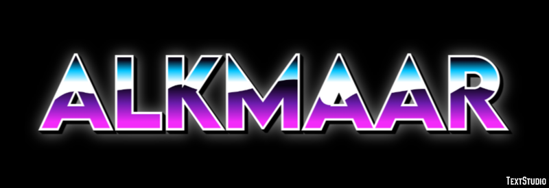 Alkmaar Efecto de Texto