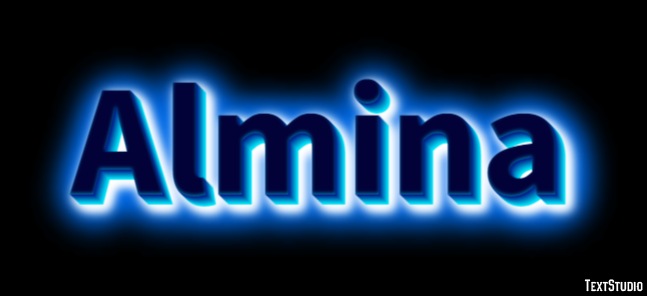 Almina Text Effect