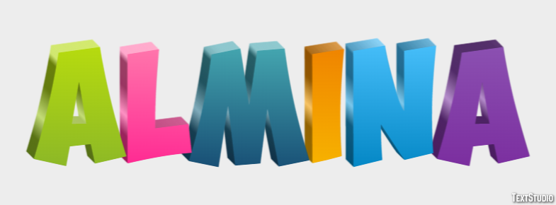 Almina Text Effect