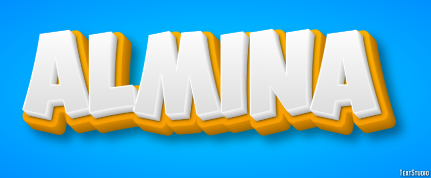 Almina Text Effect