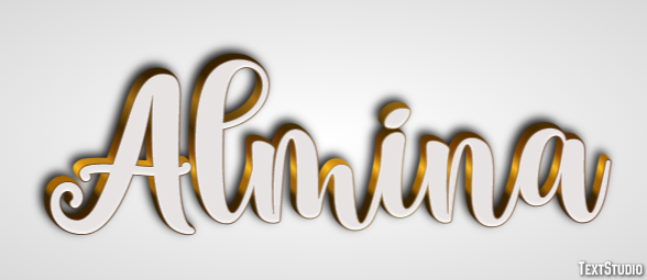 Almina Text Effect