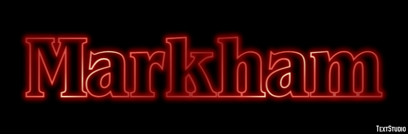 Markham Efekt tekstowy