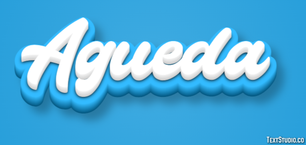 Agueda Efecto de texto