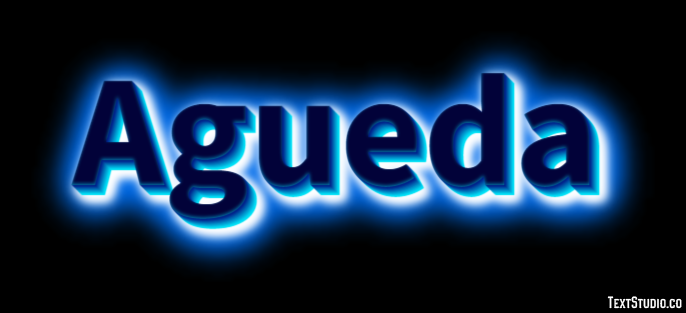 Agueda Efecto de texto