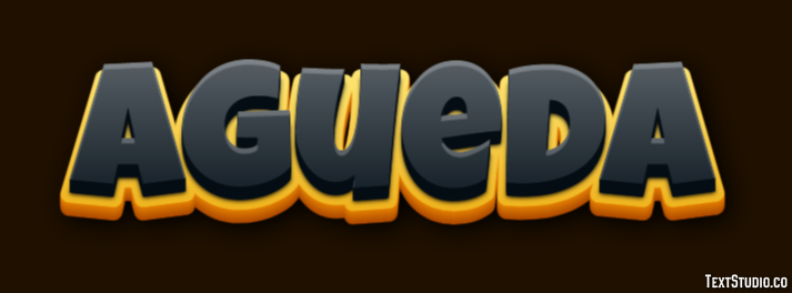 Agueda Efecto de texto
