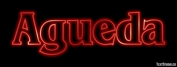 Agueda Efecto de texto