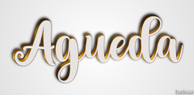 Agueda Efecto de Texto