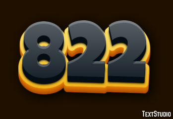 822 Text Effect