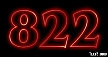 822 Text Effect