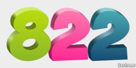 822 Text Effect