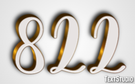 822 Text Effect