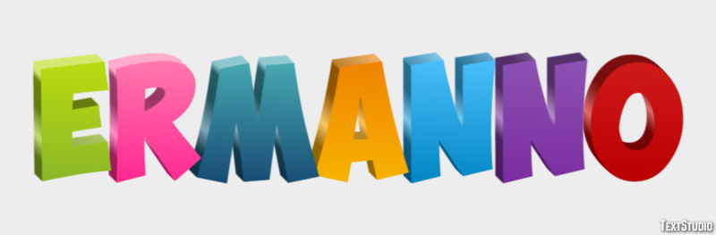 Ermanno Effetto testo