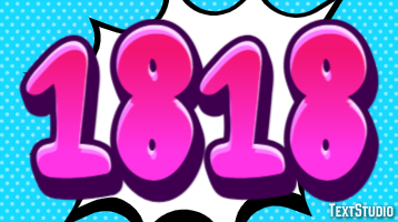 1818 Text Effect