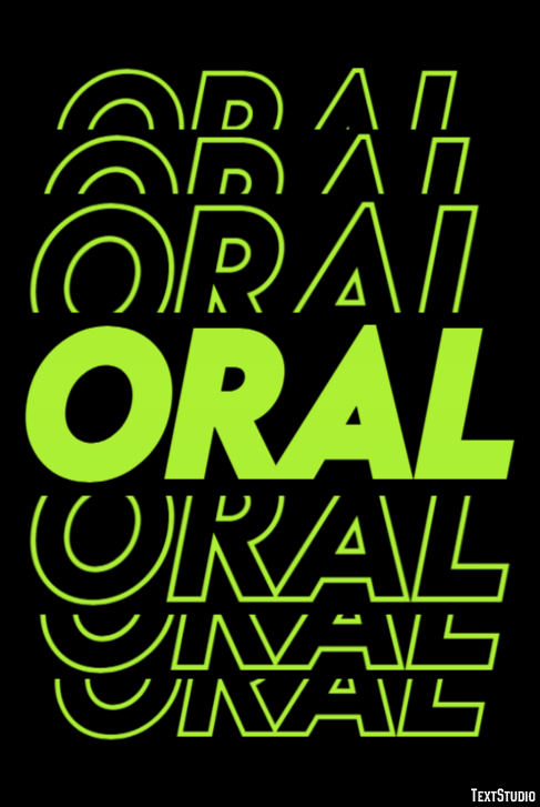 Oral Metin Efekti