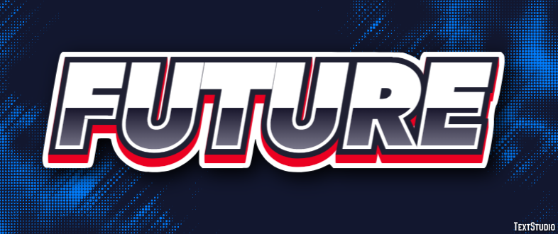 Future Эффект текста