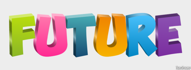Future Эффект текста